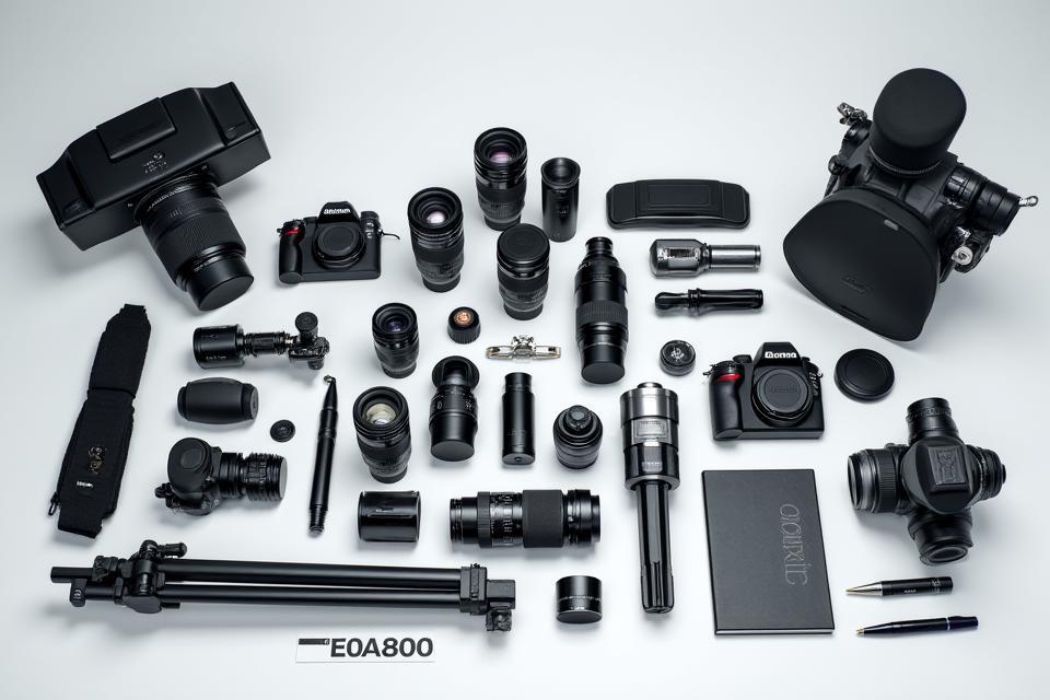 Peralatan fotografi dan suasana studio yang profesional